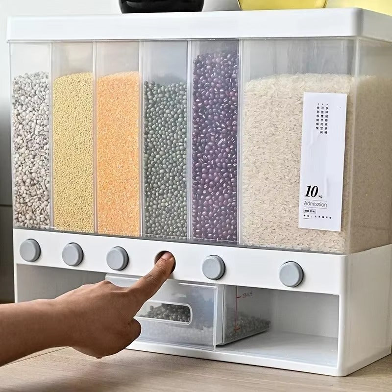 Multi Section Grain Dispenser